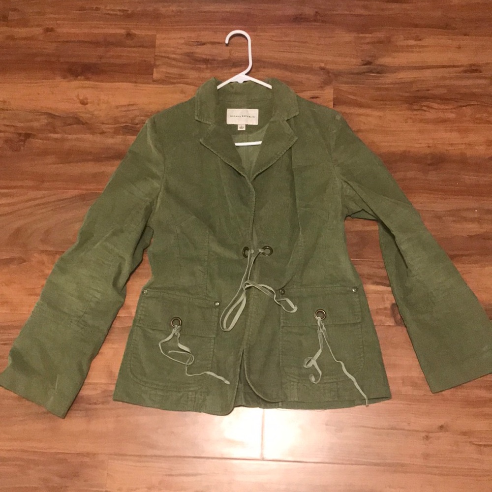 Sage Banana Republic Courdoroy blazer sz L